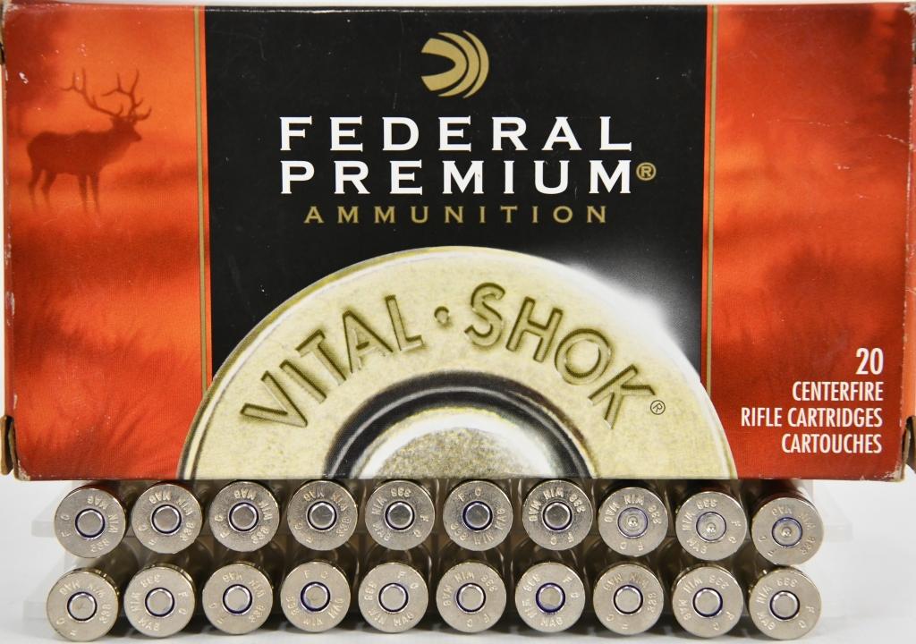 17 Rounds Of Federal Vital-Shok .338 Win Mag