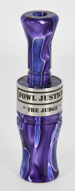 Fowl Justice Custom The Judge Duck Call New