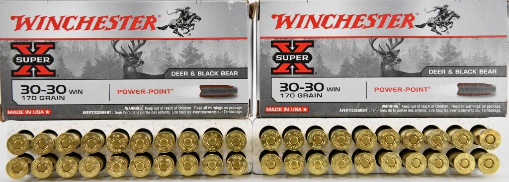 40 Rounds Winchester Super X .30-30 Winchester