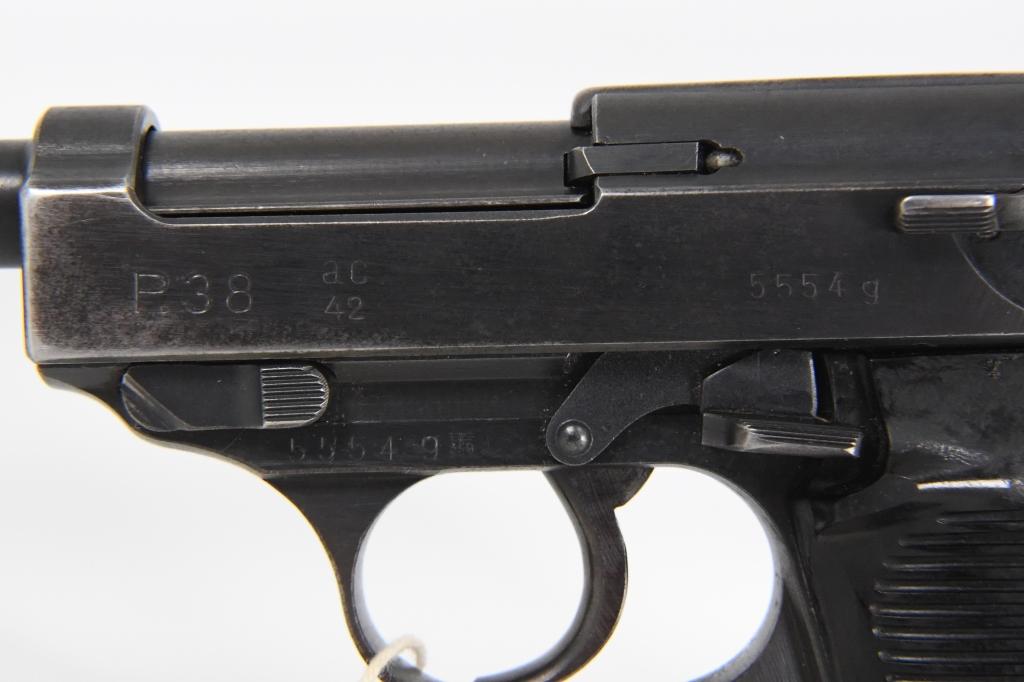 World War II Walther 'ac/ 42' Code P-38 Pistol