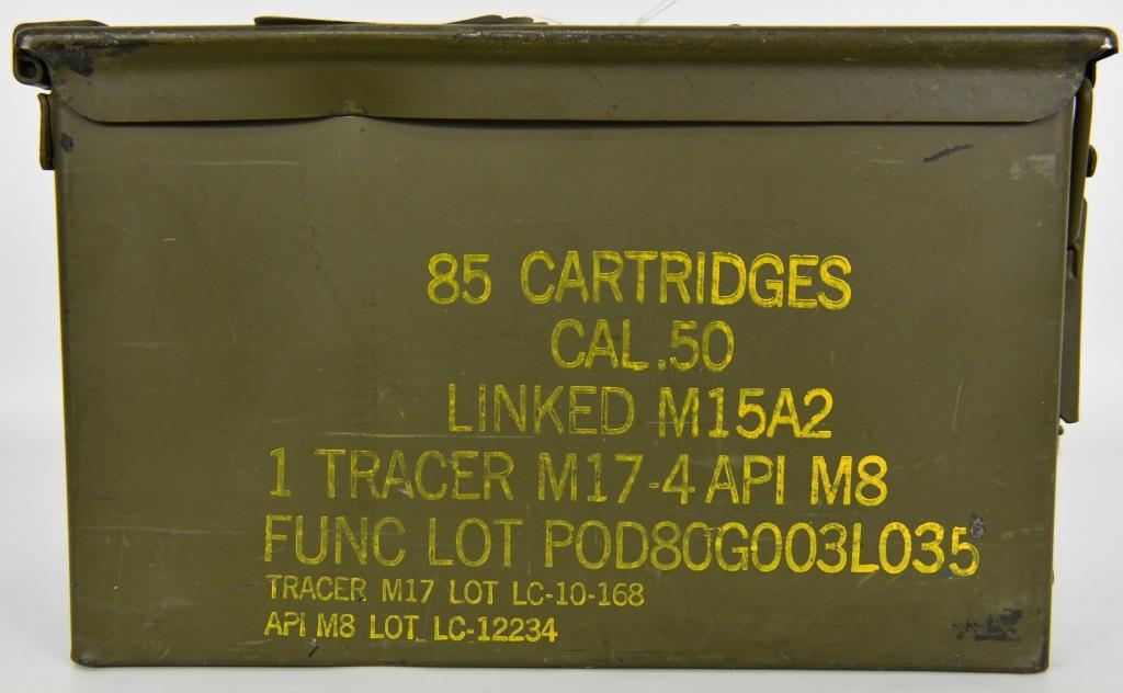 100 Rounds Of Factory .50 Cal Military BMG Ammo