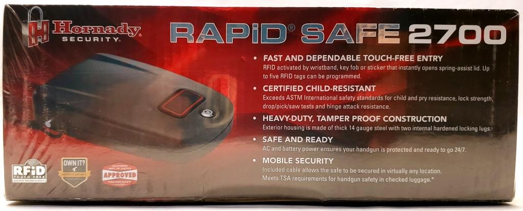 Hornady RAPiD Safe 2700 Pistol Safe New In Box
