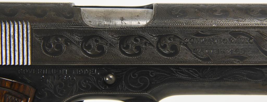 Stunning Engraved Colt Goverment Model 1911 .45