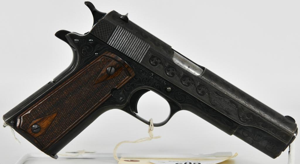 Stunning Engraved Colt Goverment Model 1911 .45