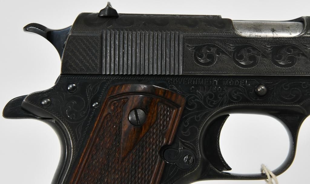Stunning Engraved Colt Goverment Model 1911 .45