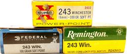 60 Rounds Of .243 Winchester Ammunition