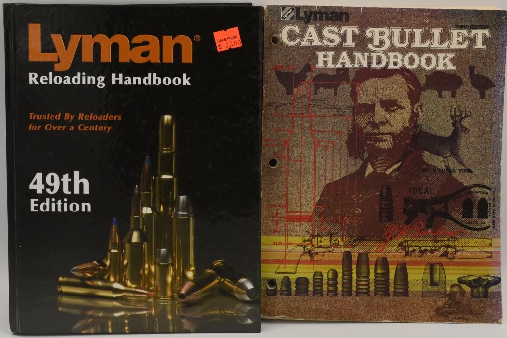 Lot of 2 Lyman Reloading Books