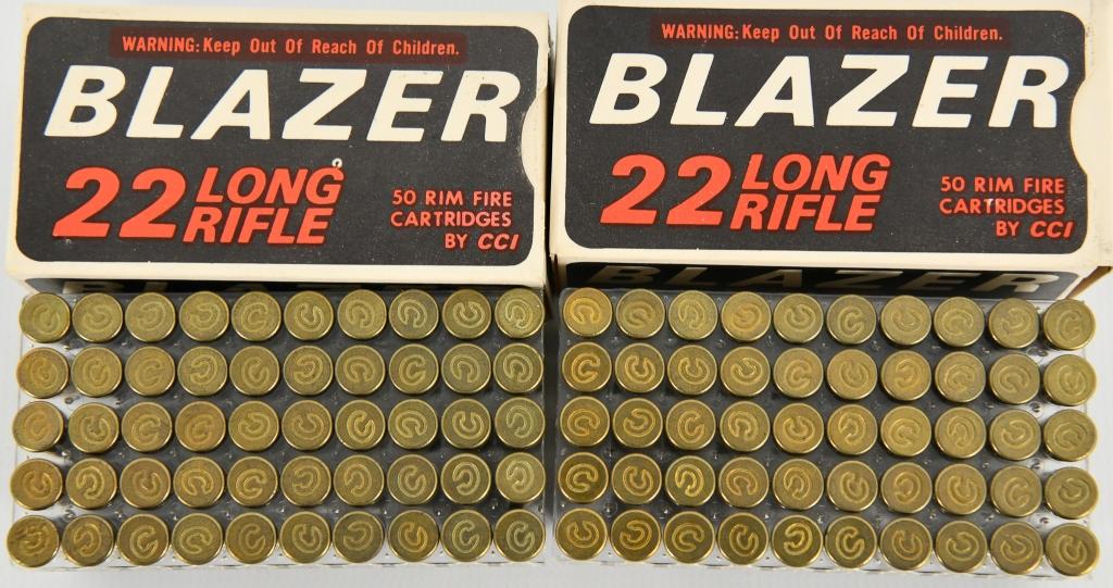 500 Rounds Of CCI Blazer .22 LR Ammunition