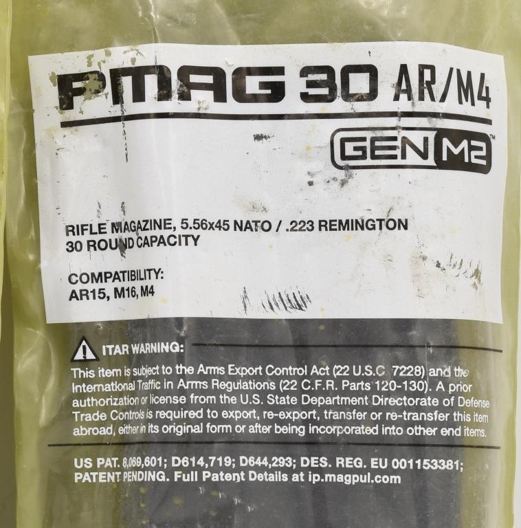 (4) NIP MAGPUL 30 AR/M4 mags