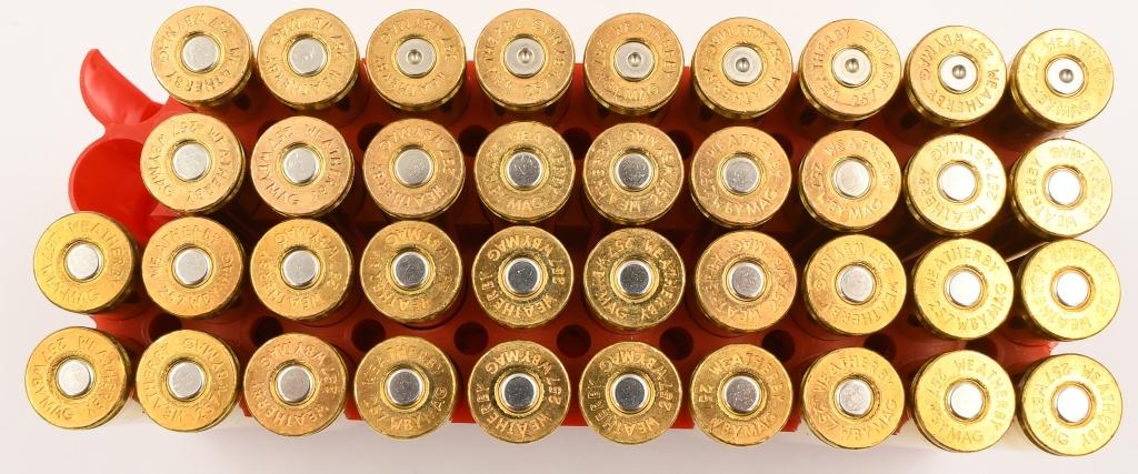 31 live rds .257 WBY Mag ammunition