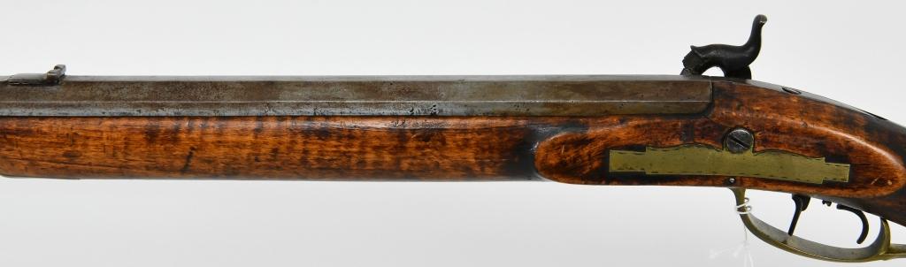 Early 1800's Full Stock Percussion Kentucky Rifle