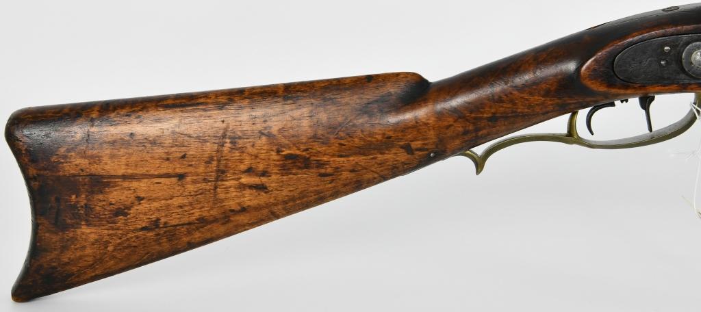 Early 1800's Full Stock Percussion Kentucky Rifle