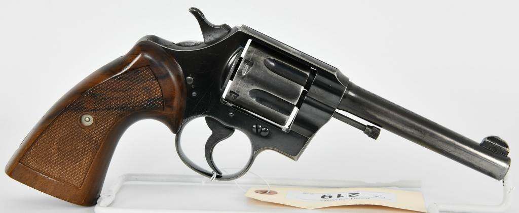 Colt Army Special DA .38 Revolver Dates to 1925