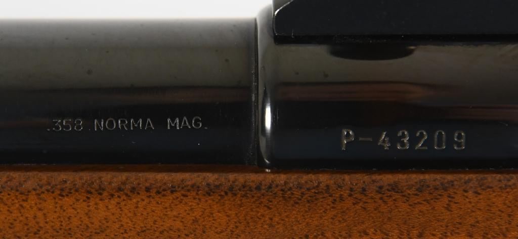 Custom Mauser Bolt Action Rifle .358 Norma Magnum