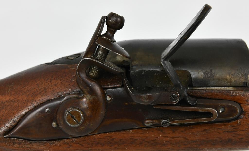 RARE Contemporary Nock Volley Gun 7 Barrel .50 Cal