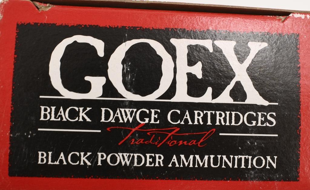 50 rds 44-40 WCF Goex Black Dawge