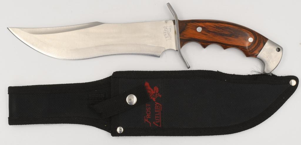 Frost Cutlery Bowie Knife with Sheath