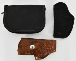 Lot of 3 Various Small Frame Holsters