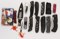 Lot of pocket Knives Various Styles and MFG