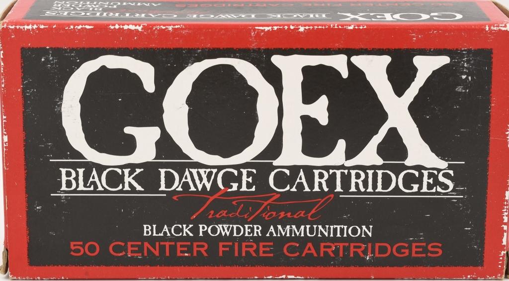 47 Rounds Of Goex .44-40 Black Powder Ammunition