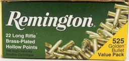 525 Rounds Of Remington .22 LR Golden Bullets Ammo