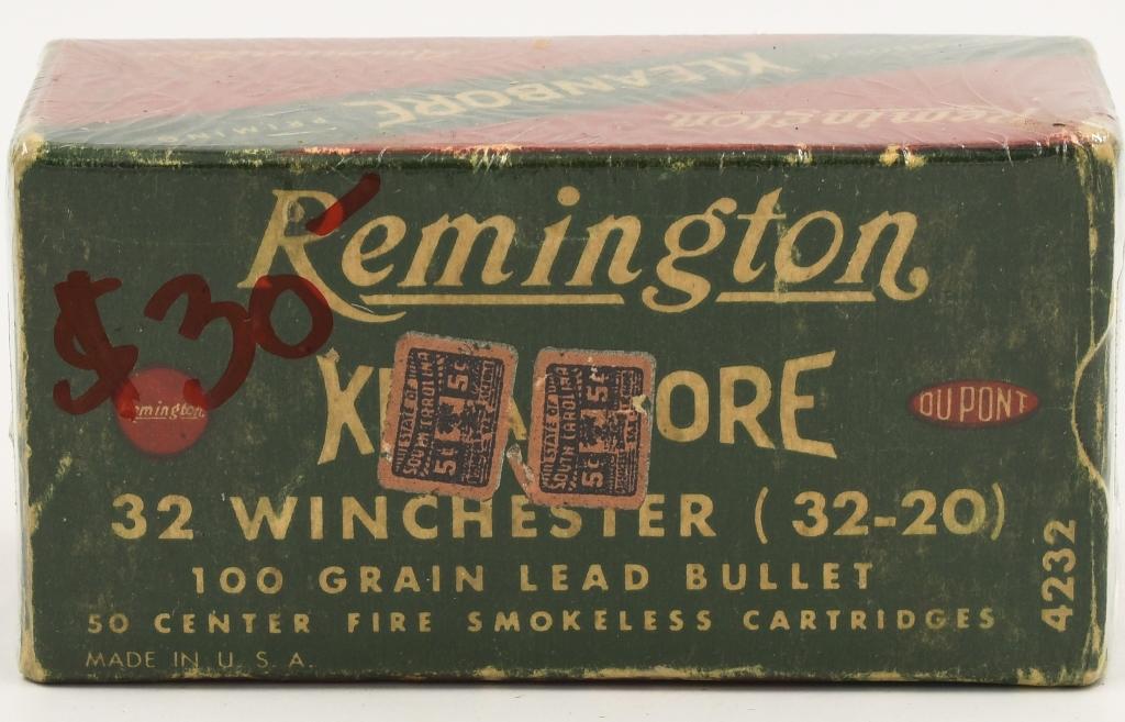 Collectors Box Of 28 Rds Remington .32 Win Ammo