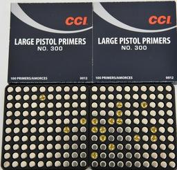 1000 CCI Large Pistol Primers No. 300