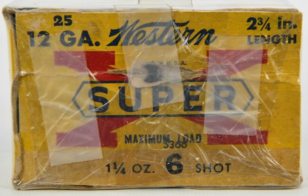 Collectors Box Of 25 Rds Western Super-X 12 Ga