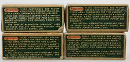 4 bxs Collectible Remington Arms Company .22 ammo