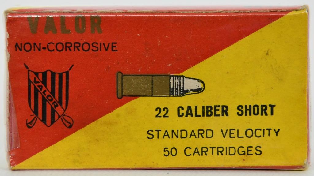 Collectors Box Of 50 Rds Valor .22 Short