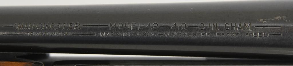 RARE Winchester Model 42 .410 3" Shotgun