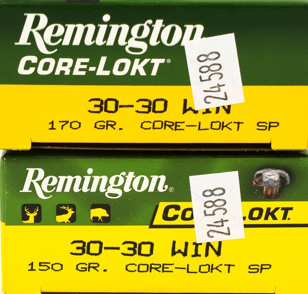 40 Rounds Of Remington .30-30 Win Ammunition