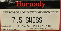 Hornady Custom grade 7.5 Swiss series II 2 Die set
