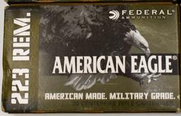 80 Rounds Of American Eagle .223 Rem Ammunition