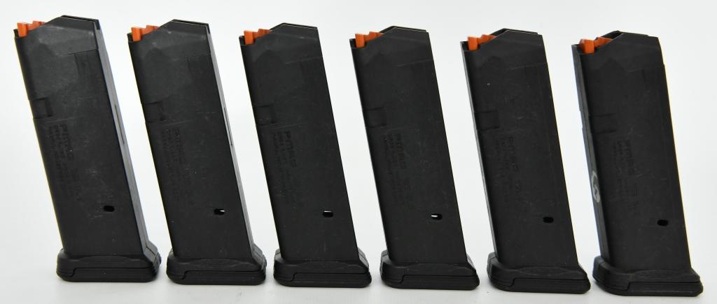 Lot of 6 Glock 19 Magpul PMAG 15 GL9