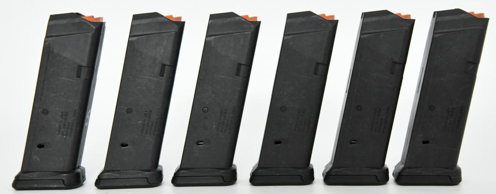 Lot of 6 Glock 19 Magpul PMAG 15 GL9