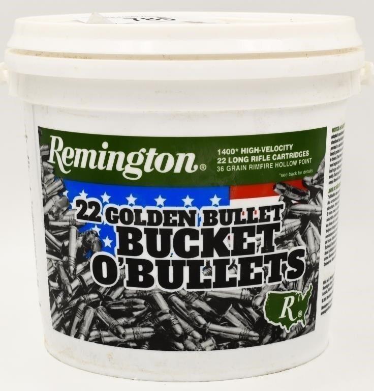 1400 Rounds Remington Bucket of .22 LR Ammo