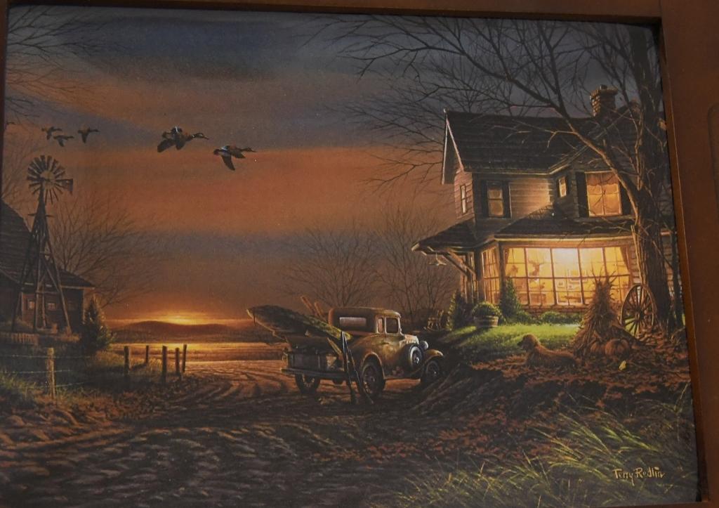 Terry Redlin's Decorative Boat Shape Frame &