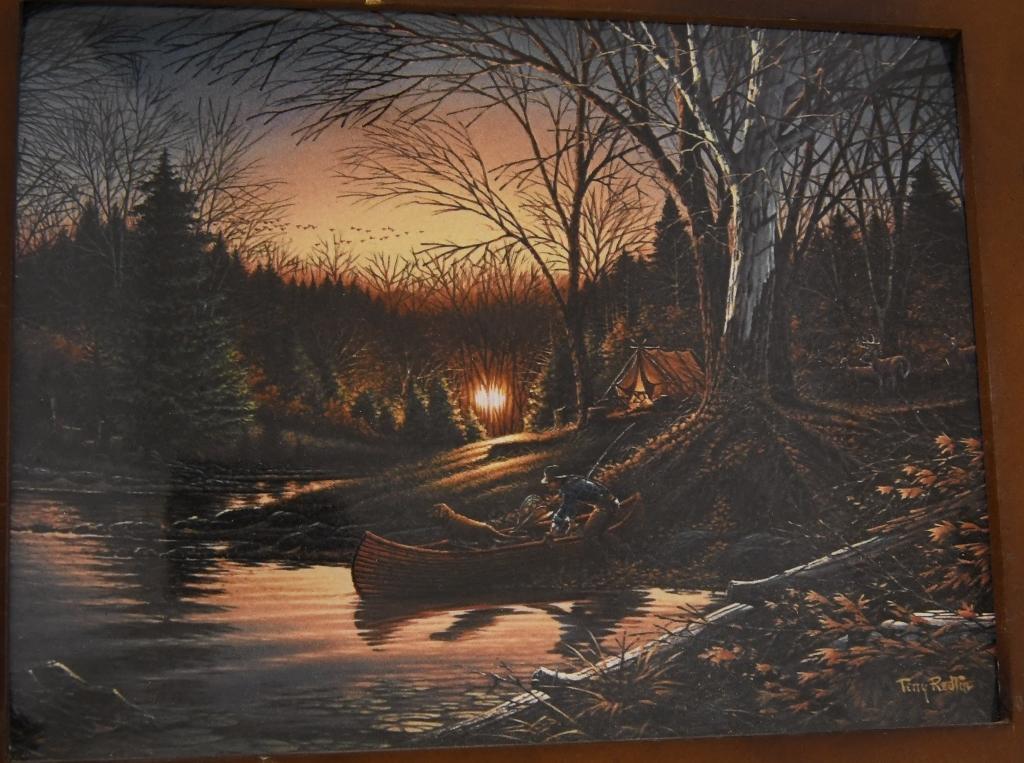 Terry Redlin's Decorative Boat Shape Frame &