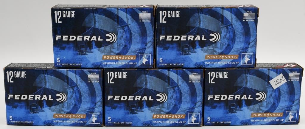 25 Rounds Of Federal Power-Shok 12 Ga Shotshells