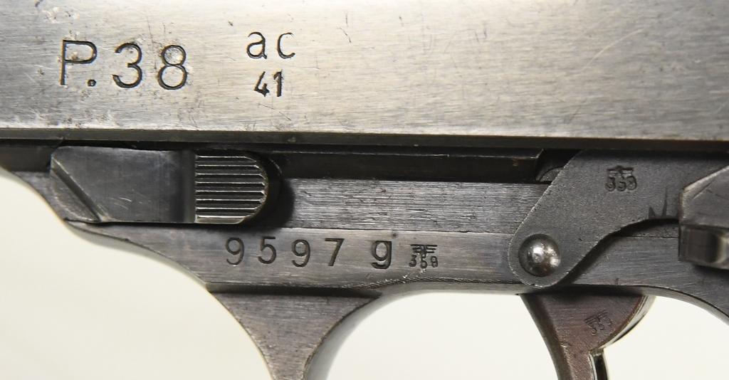 Walther World War II "ac/41" Code P38 Semi-Auto