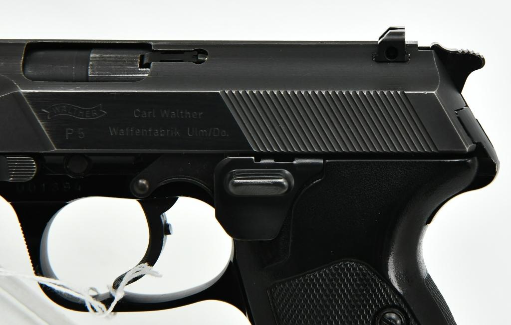 Scarce Early Walther P5 Semi Auto Pistol 9MM
