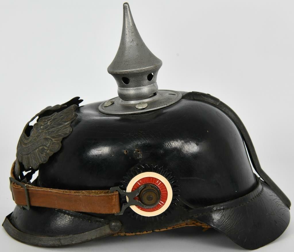 WWI M1915 Leather German Pickelhaube Prussian