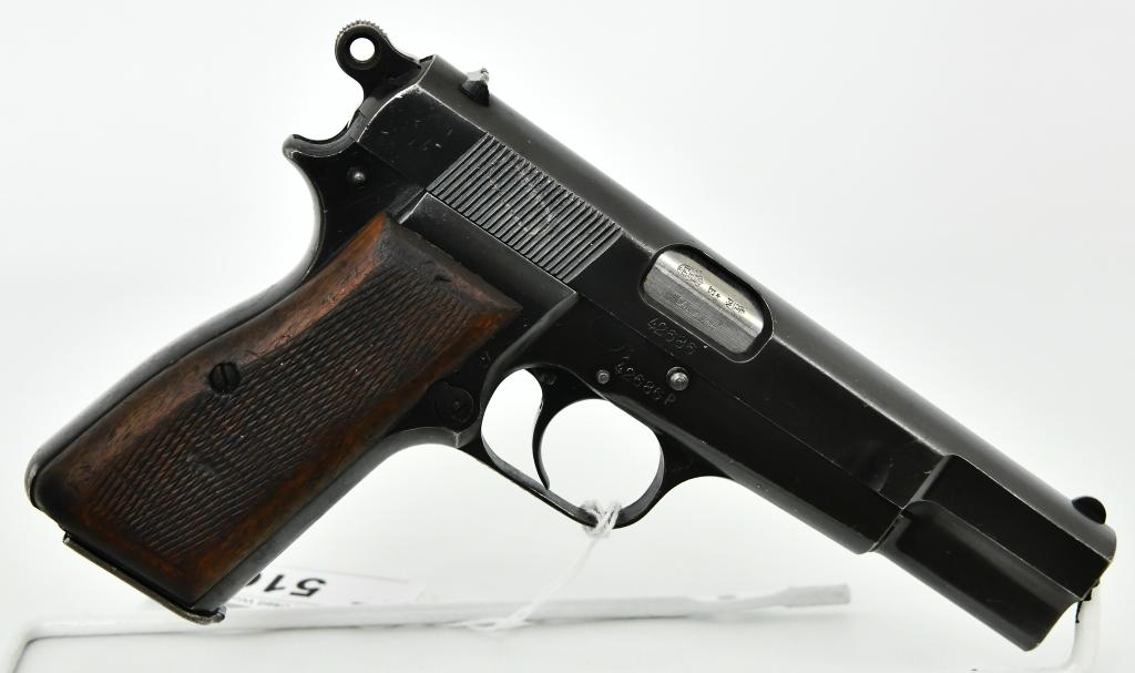 FN Belgium Browning Hi-Power Semi Auto Pistol 9MM