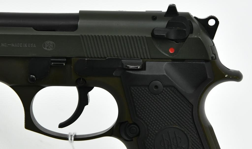 Limited Edition OD Green Beretta 92FS 9MM Pistol