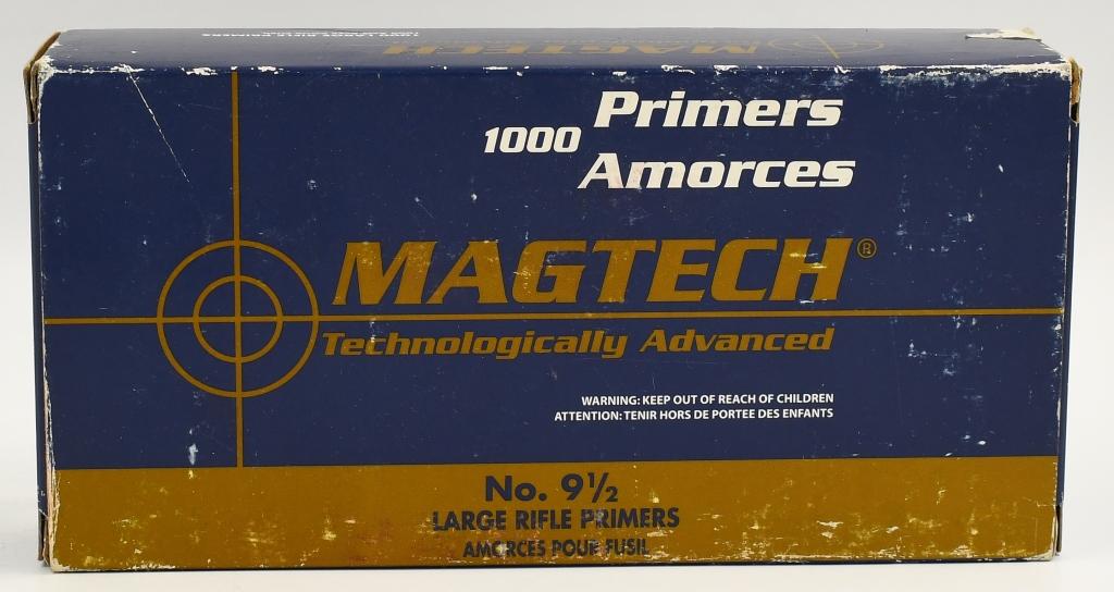 1000 Count Of Magtech # 9-1/2 Large Rifle Primers