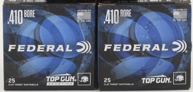 50 Rounds Of Federal Top Gun .410 Ga Shotshells