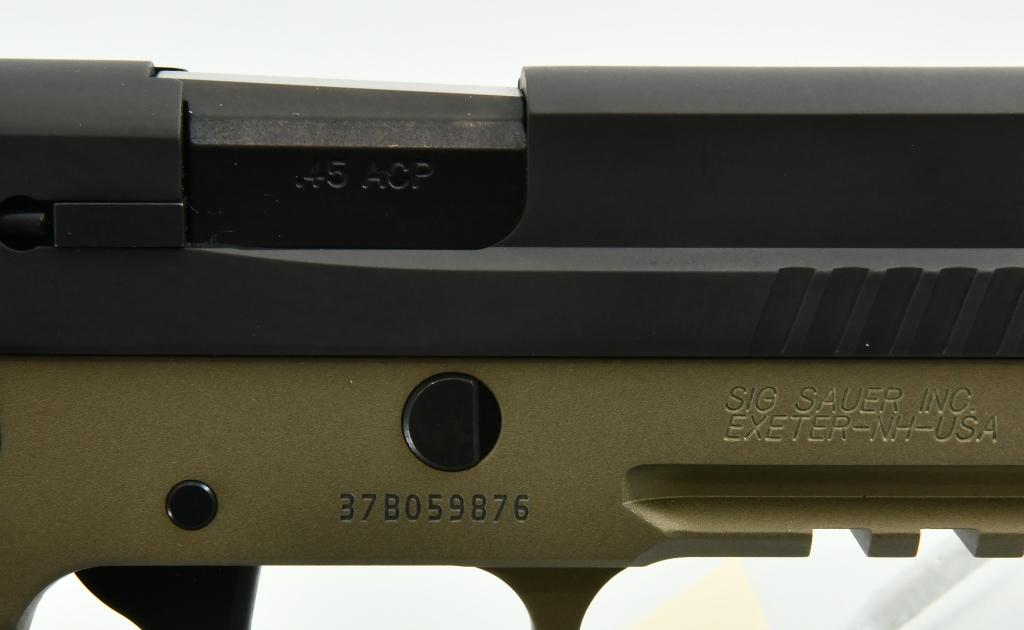 NEW Sig Sauer P220 Desert Black FDE Pistol .45 ACP