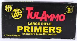 1000 Count Of TulAmmo Large Rifle Primers