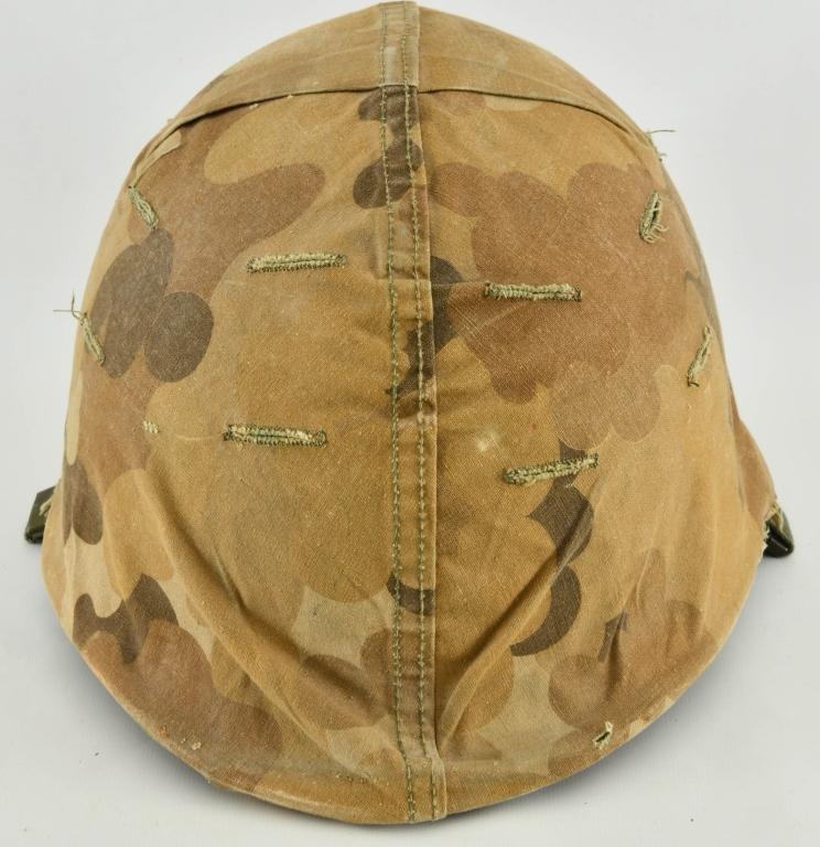 U.S. Military Issued M1 Steel Pot Helmet w/Liner